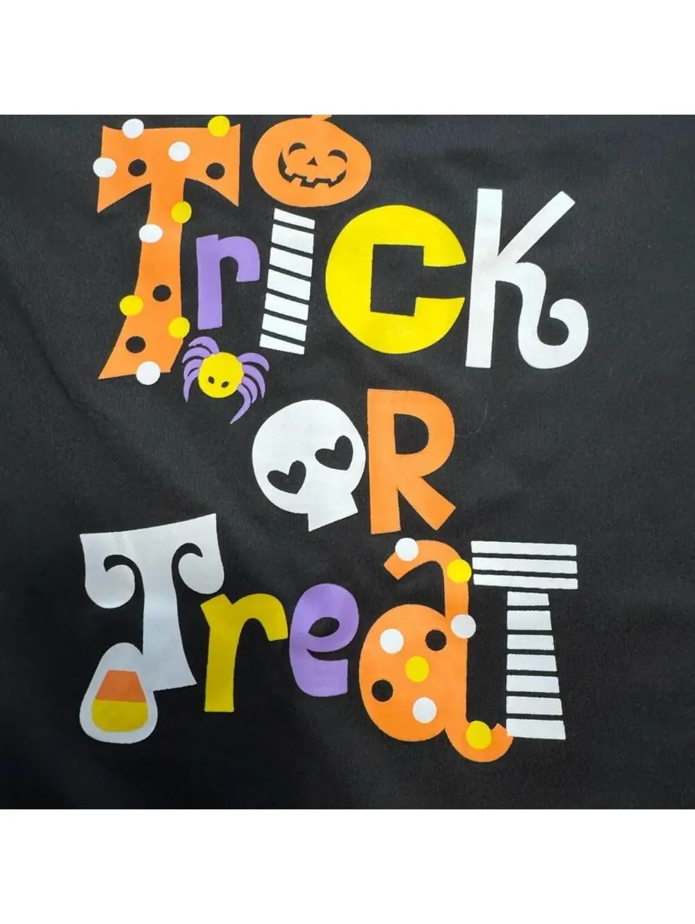 SHEIN Girls Halloween Dress - Size 5Y - “Trick or Treat” Graphic- Never worn